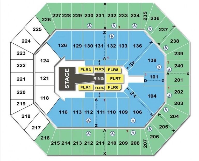 Target Center Minneapolis MN Seating Chart View