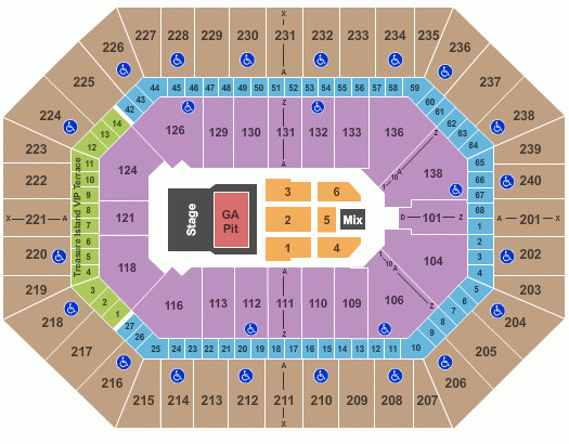 Target Center Seating Chart