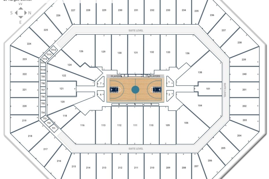Target Center Seating Charts RateYourSeats