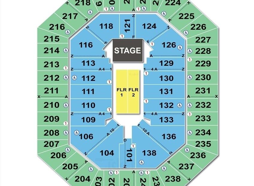 Target Center Seating Map