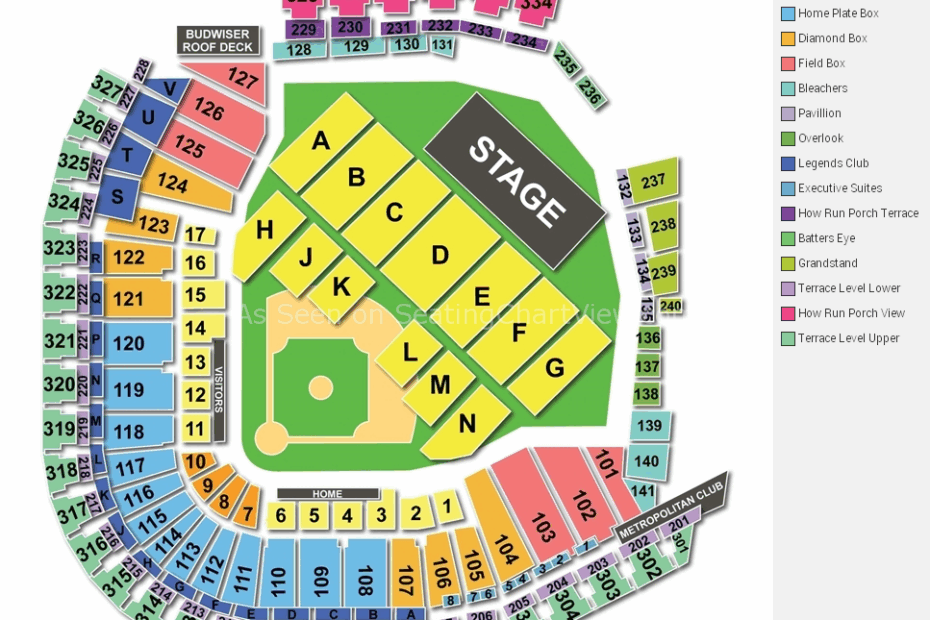 Target Field Minneapolis MN Seating Chart View