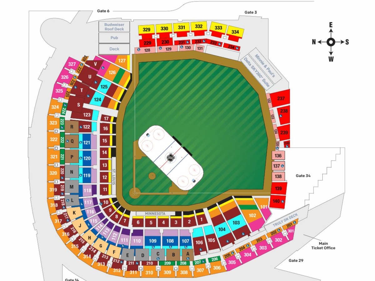 Target Field Seating Chart Concert Cabinets Matttroy