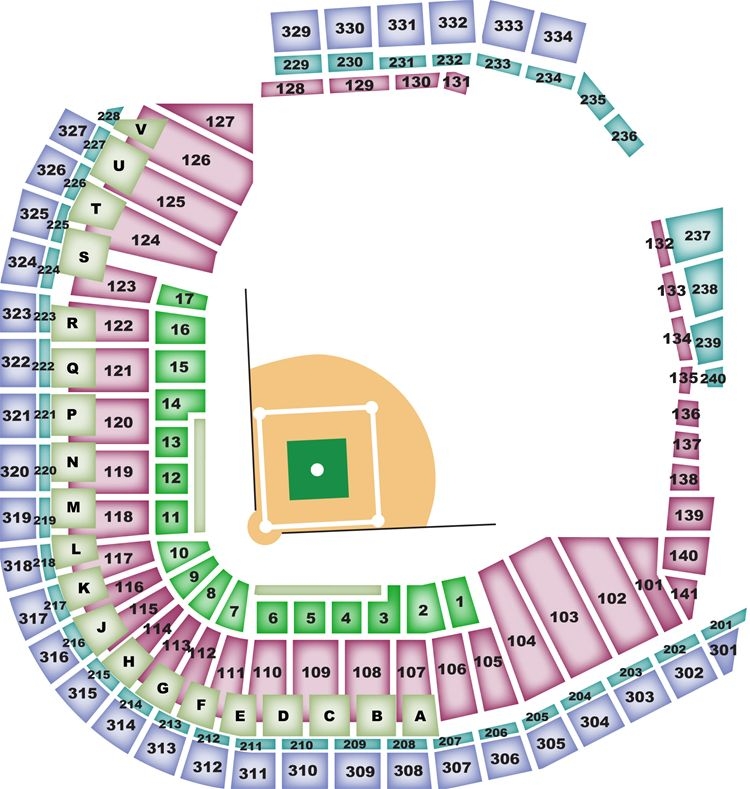 Target Field Seating Chart Minnesota Twins Target Field Seating Chart Minnesota Twins