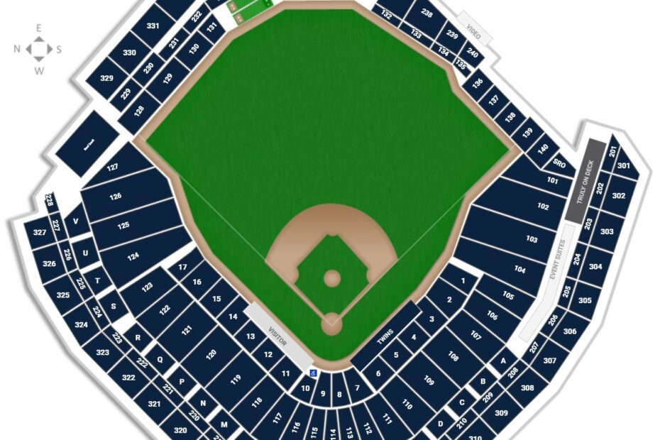 Target Field Seating Chart RateYourSeats