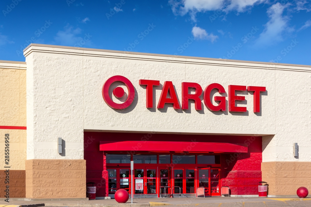 Target Retail Store And Trademark Logo Stock Photo Adobe Stock