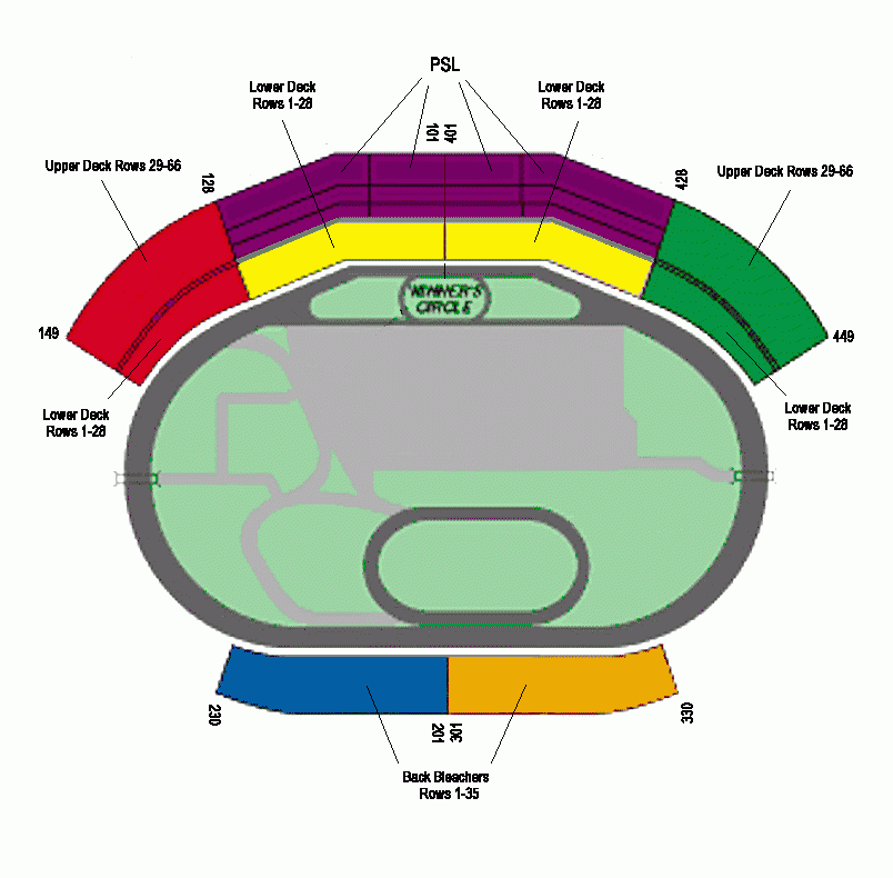 Texas Motor Speedway Seating Chart Ponasa