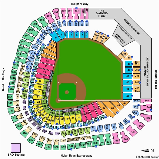 texas rangers seating chart texas rangers seating chart