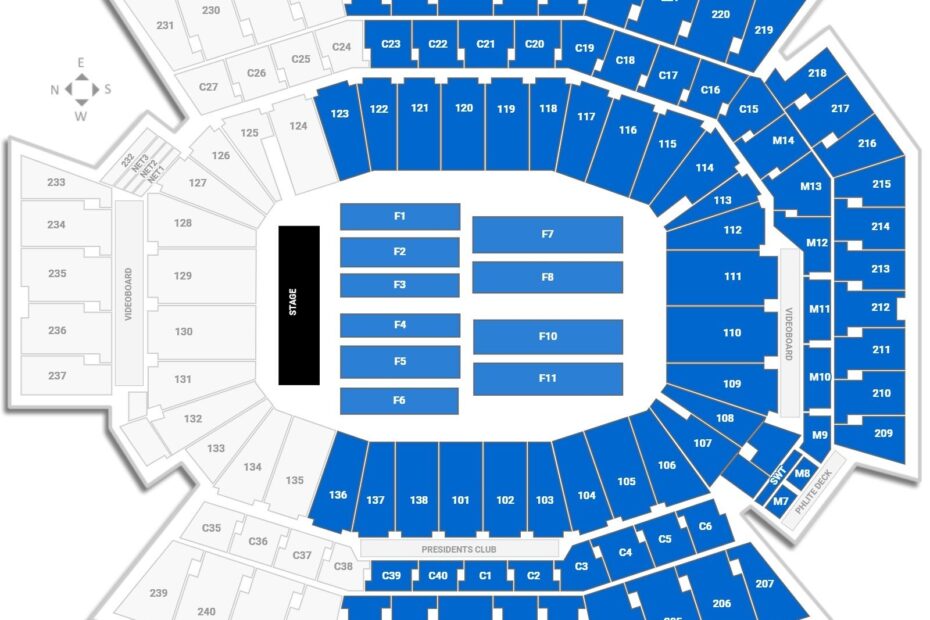 The Linc Seating Chart