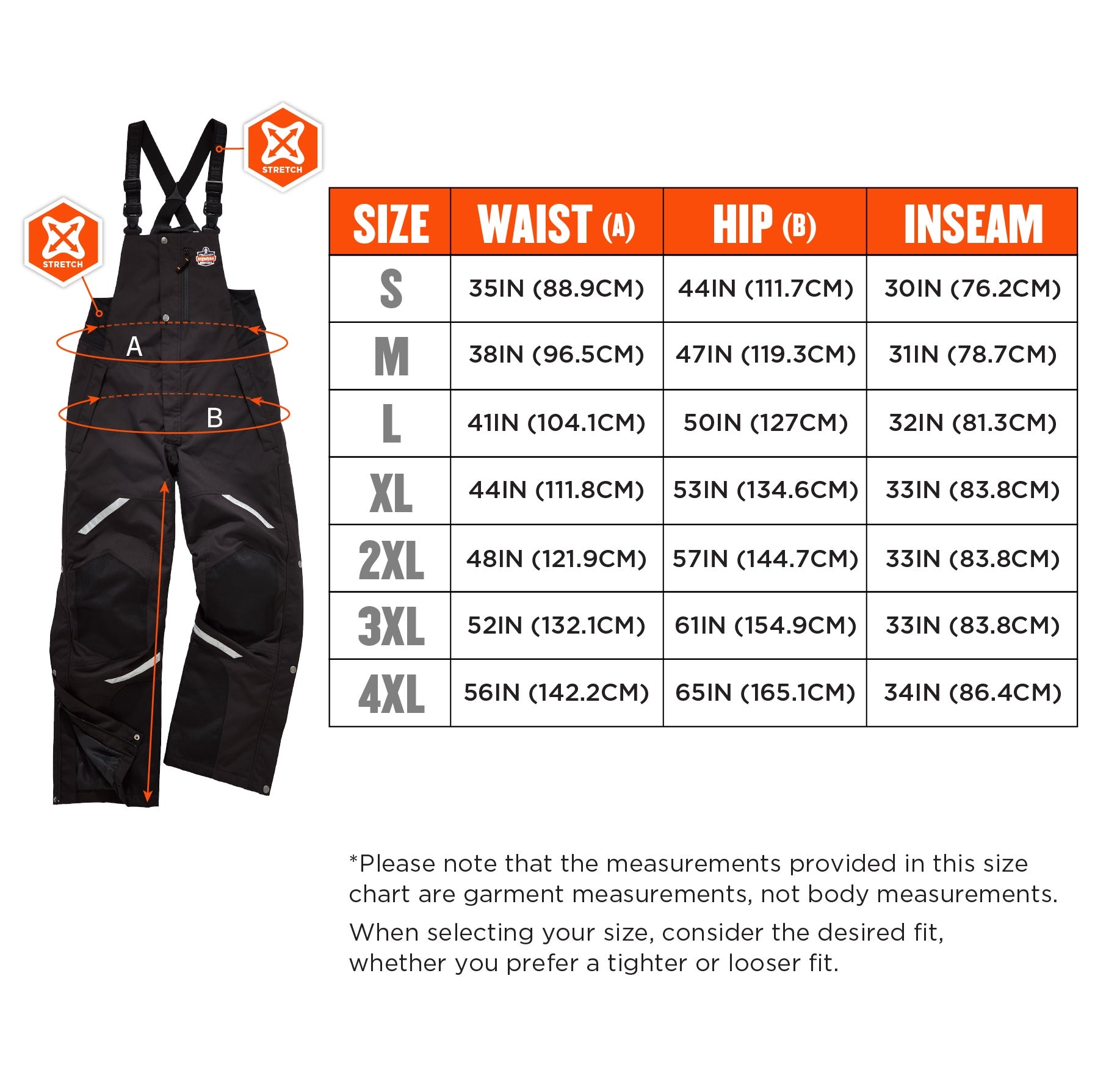 Thermal Bibs Overalls Coveralls Ergodyne