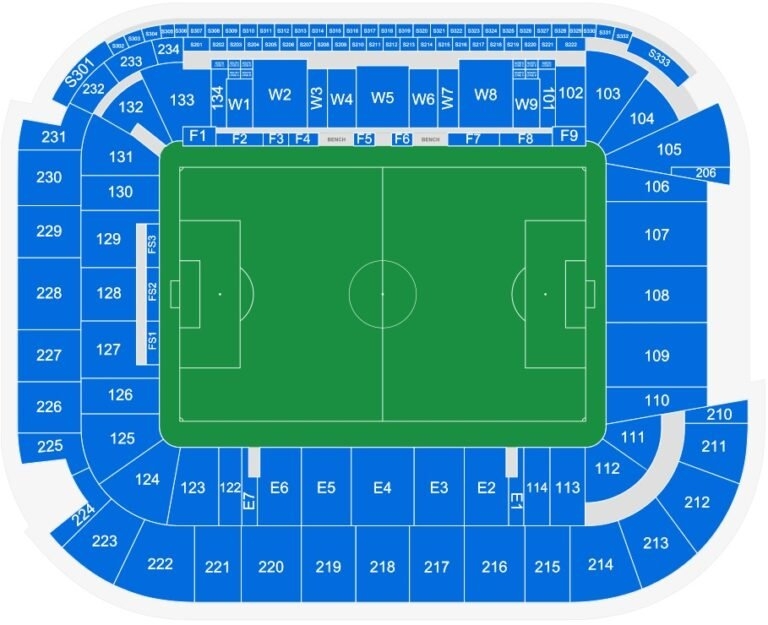 TQL Stadium Seating Plan With Seat Numbers And Rows TQL Stadium Map TQL Stadium Seating Plan With Seat Numbers And Rows TQL Stadium Map