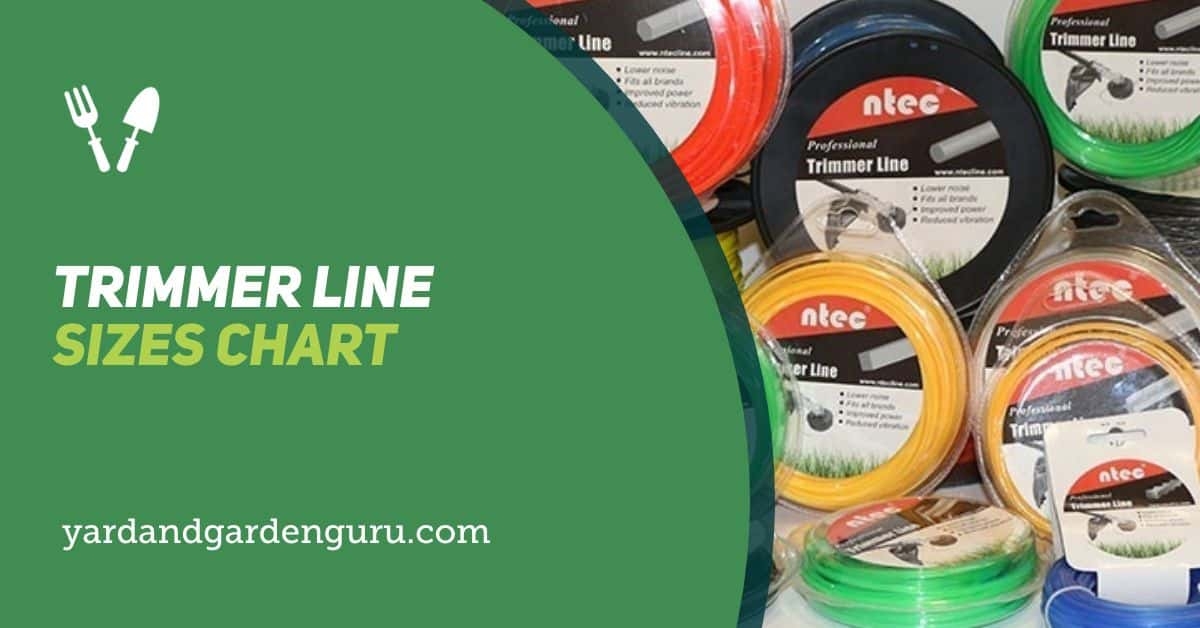 Trimmer Line Sizes Chart Trimmer Line Sizes Chart