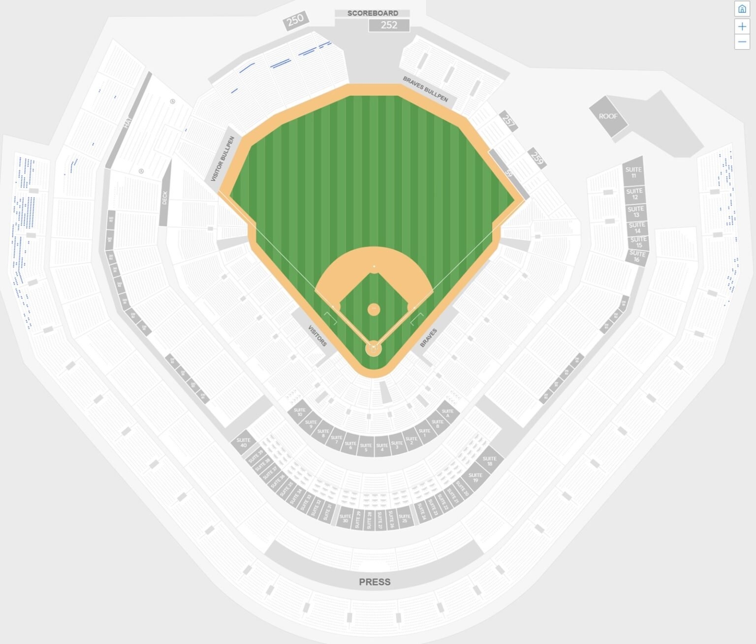 Truist Park Seating Chart With Seat Numbers And Rows Atlanta Braves Truist Park Seating Chart With Seat Numbers And Rows Atlanta Braves