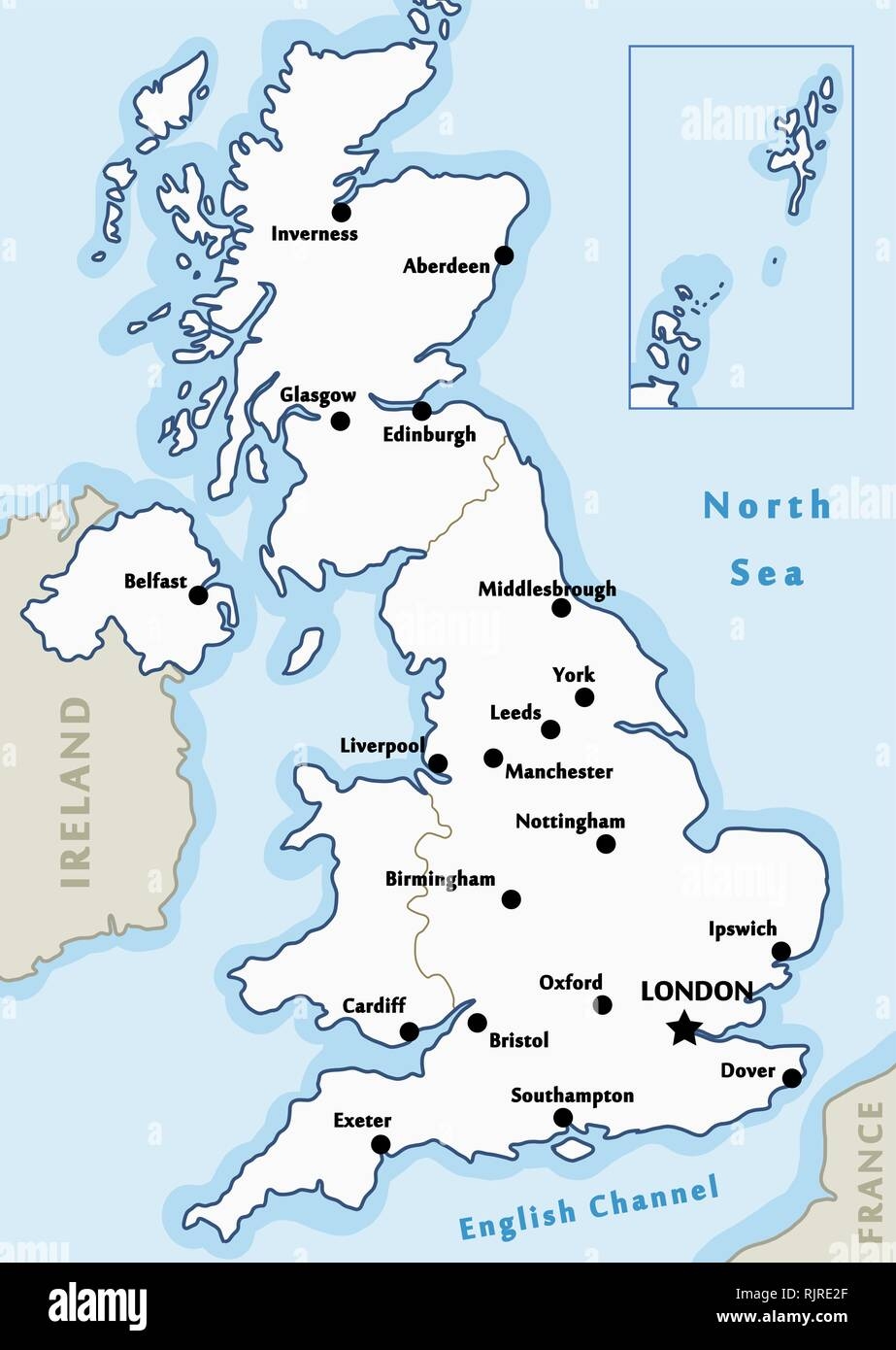 United Kingdom Map Hi res Stock Photography And Images Alamy