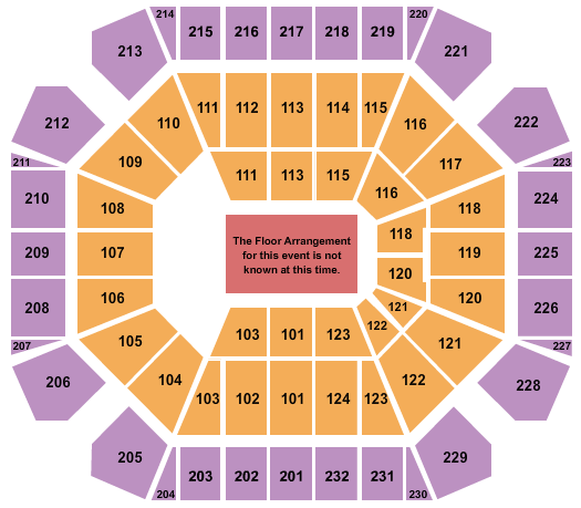 United Spirit Arena Seating Chart United Spirit Arena Event 2024 