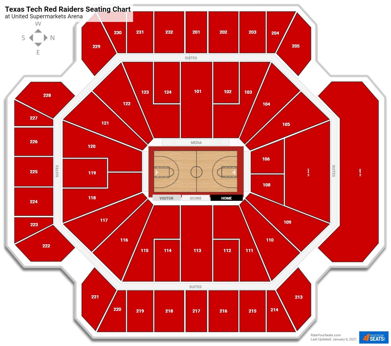 United Spirit Arena Seating Chart