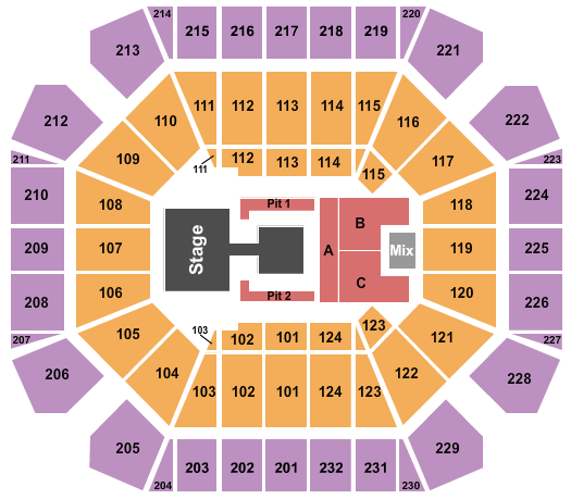 United Supermarkets Arena Tickets Seating Chart ETC