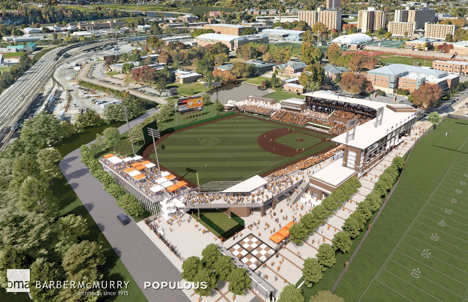 University Of Tennessee Lindsey Nelson Stadium BarberMcMurry Architects