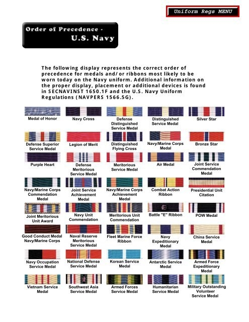 Us Army Awards And Decorations Order Of Precedence Shelly Lighting