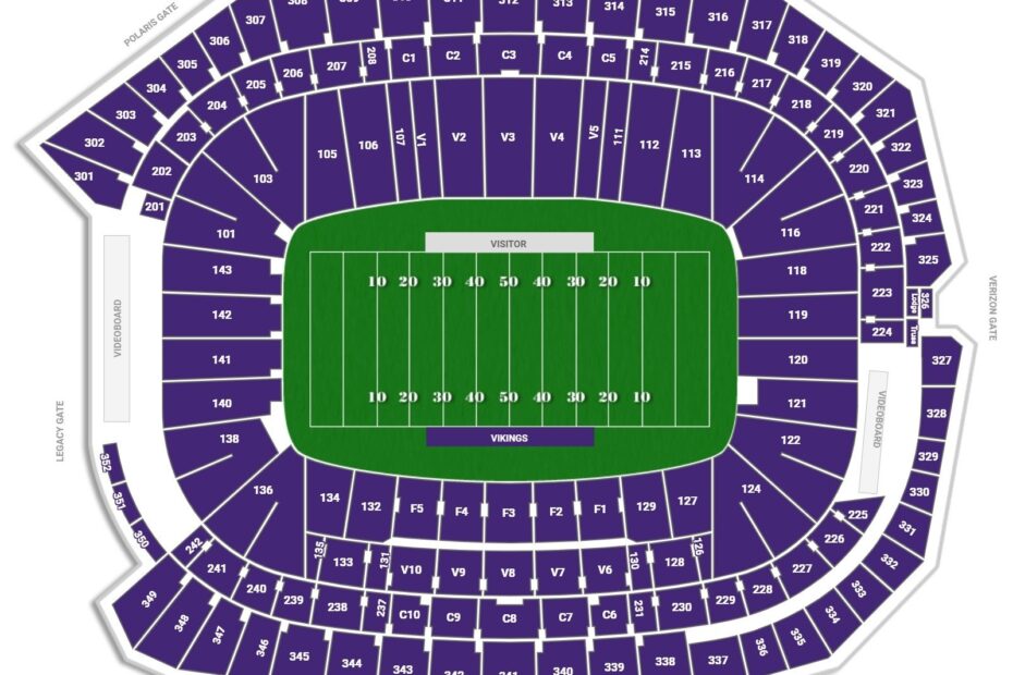 Us Bank Stadium Seating Chart View Infoupdate