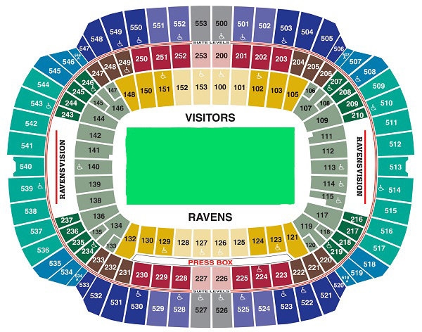 Us Bank Stadium Seating Chart With Rows Us Bank Stadium Seating Chart 
