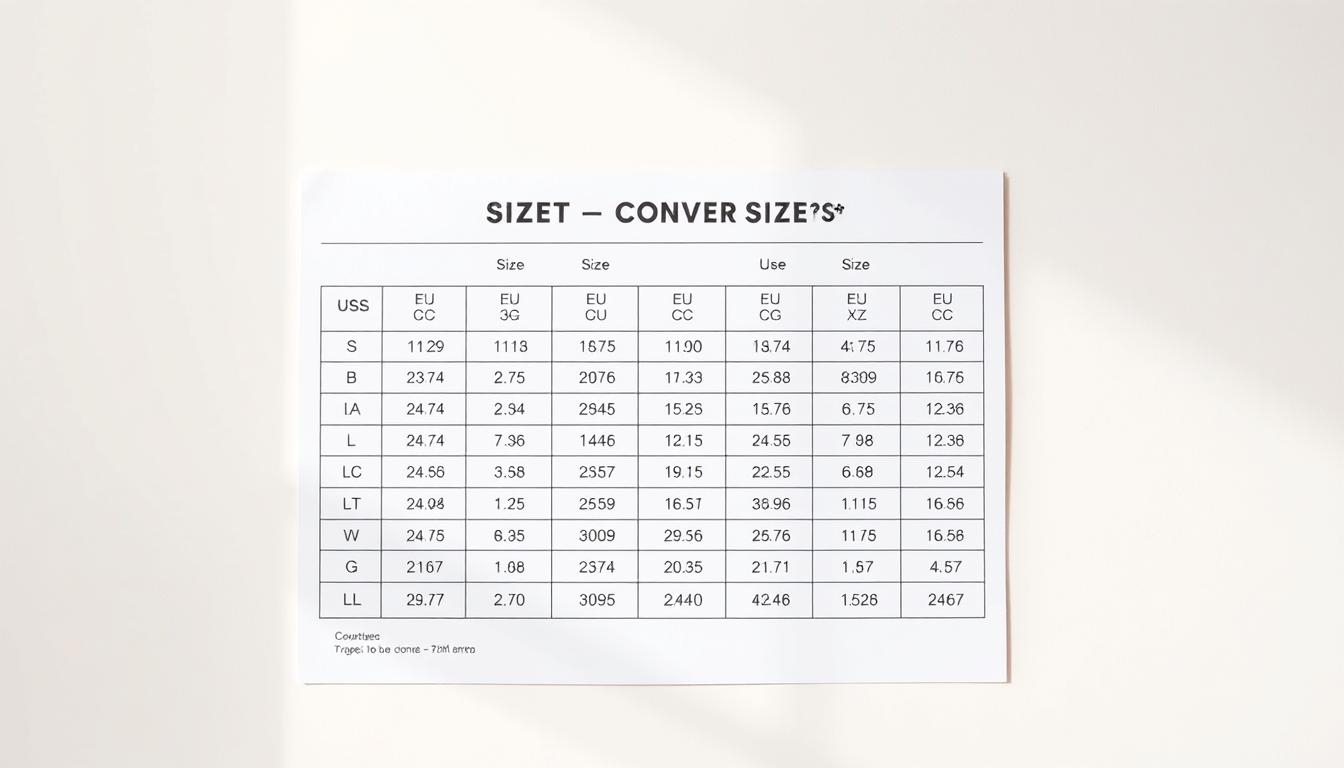 US Size To EU Clothes Accurate Conversion Chart