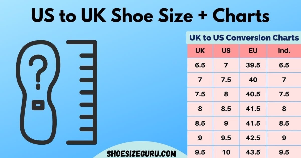 US To UK Shoe Size Conversion Sizing Guide Chart US To UK Shoe Size Conversion Sizing Guide Chart