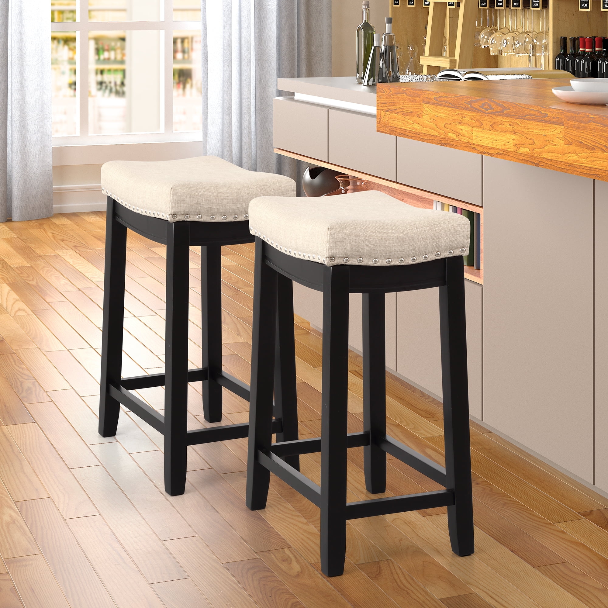 Walmart Wooden Bar Stools With Backs At Joseph Florence Blog
