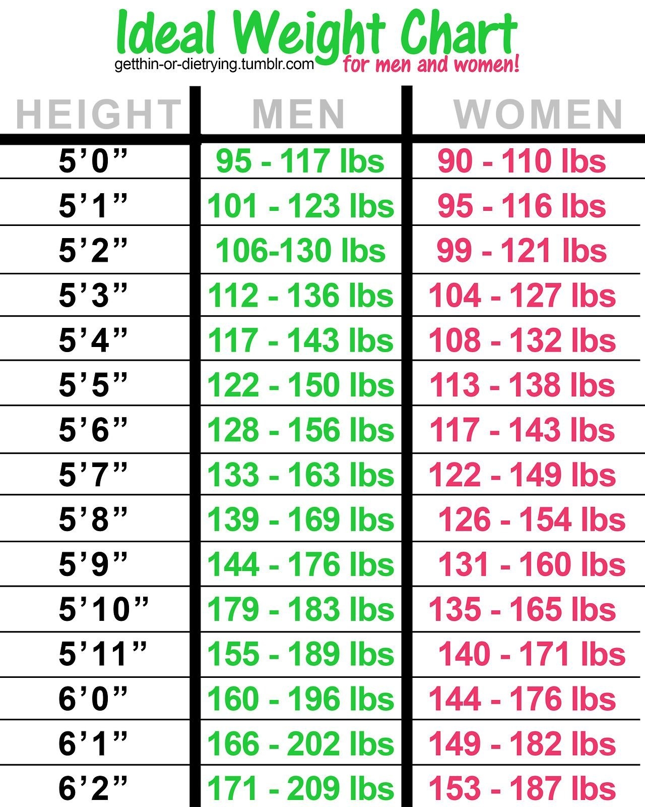 Webmd Weight Chart