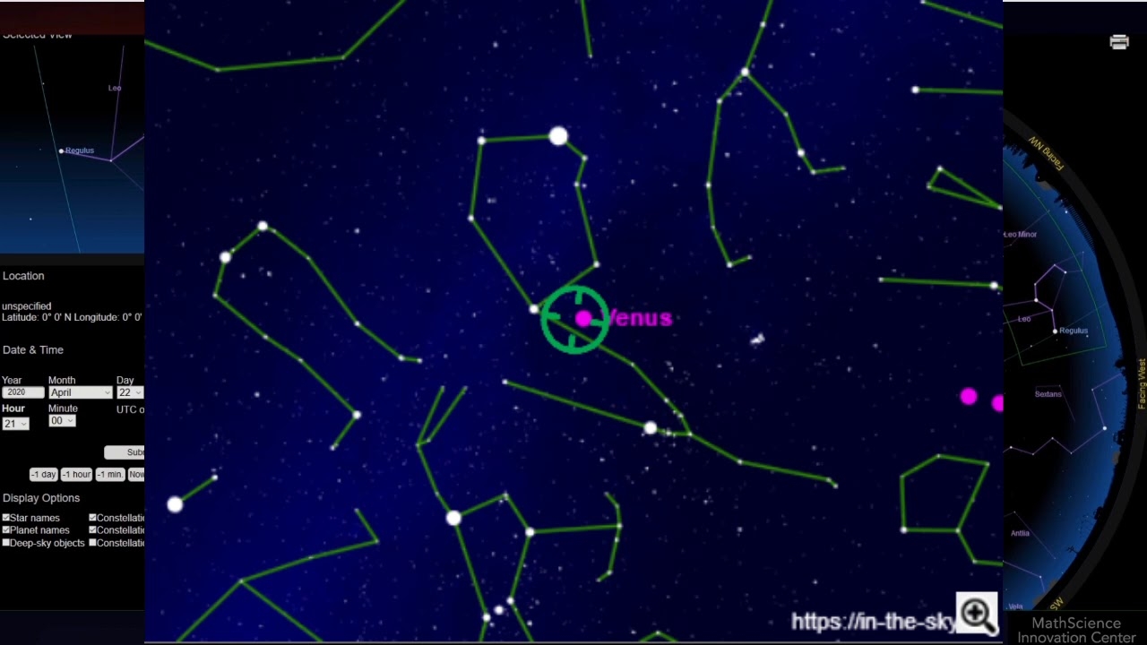 Weekly Web Find Sky And Telescope Interactive Sky Chart YouTube