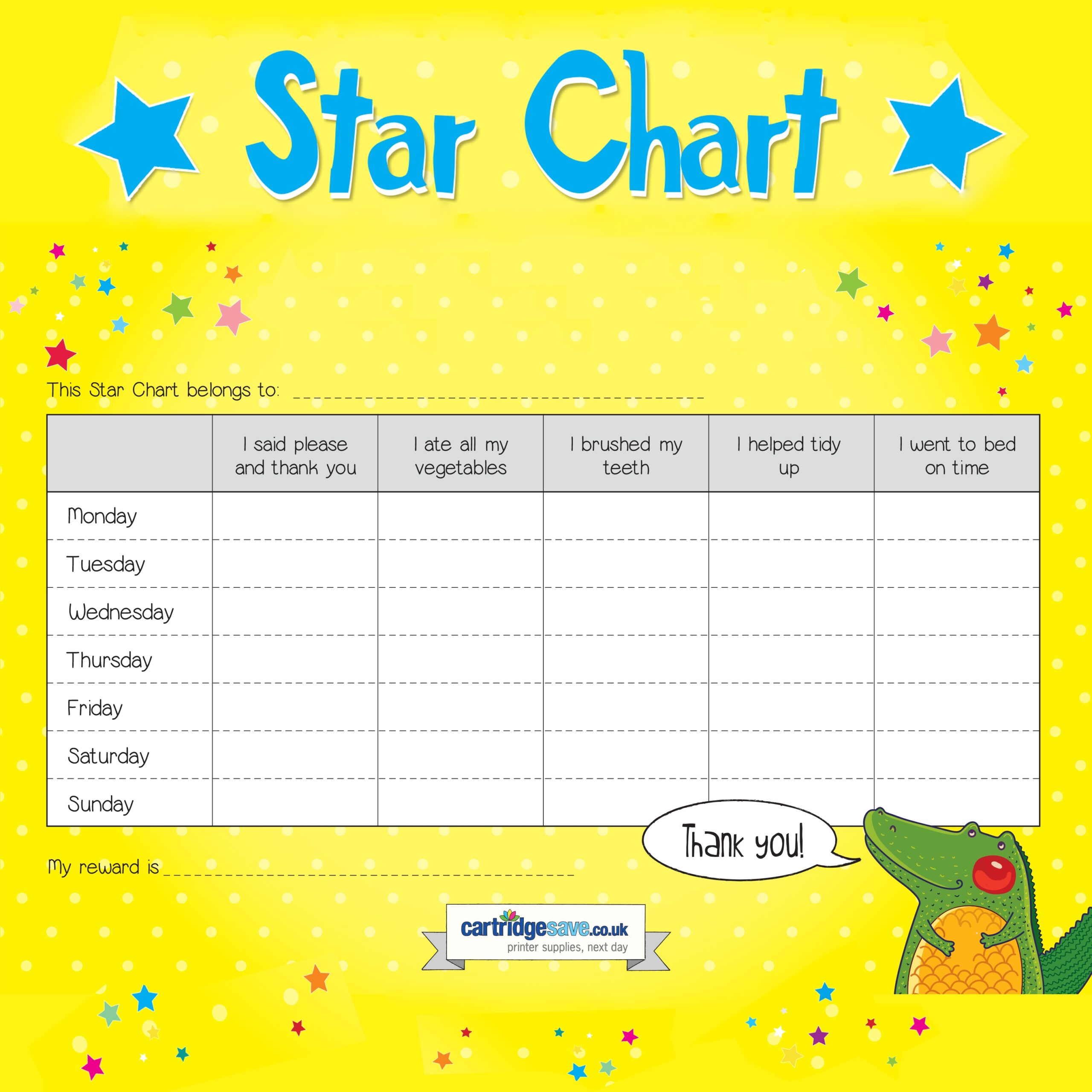 What Is A Star Chart At Edith Vreeland Blog