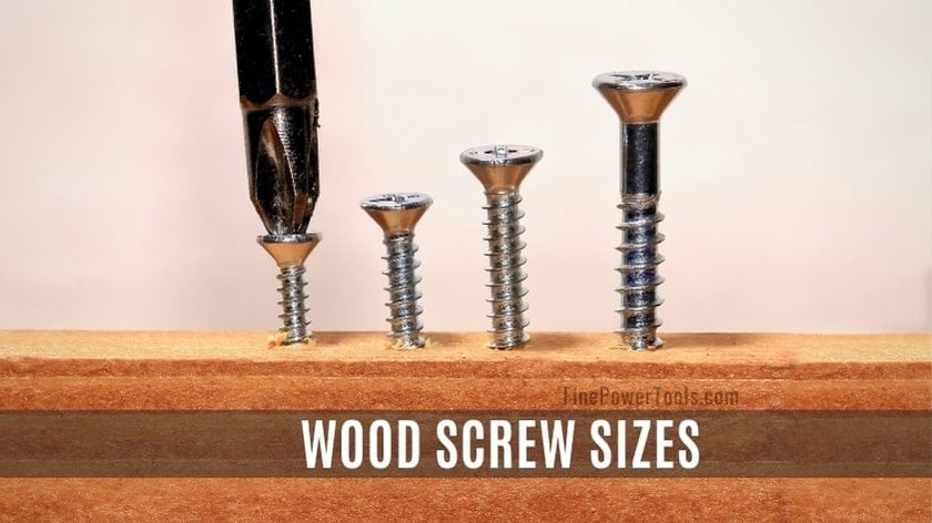 Wood Screw Sizes Chart With Screw Number And Diameter