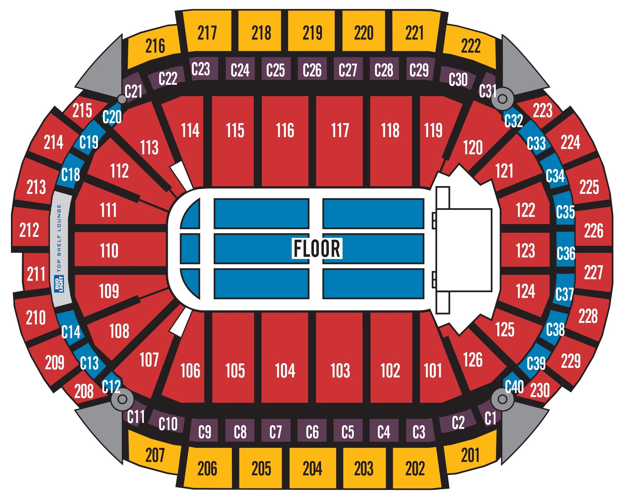 Xcel Energy Center Interactive Seating Chart Seating Charts XL