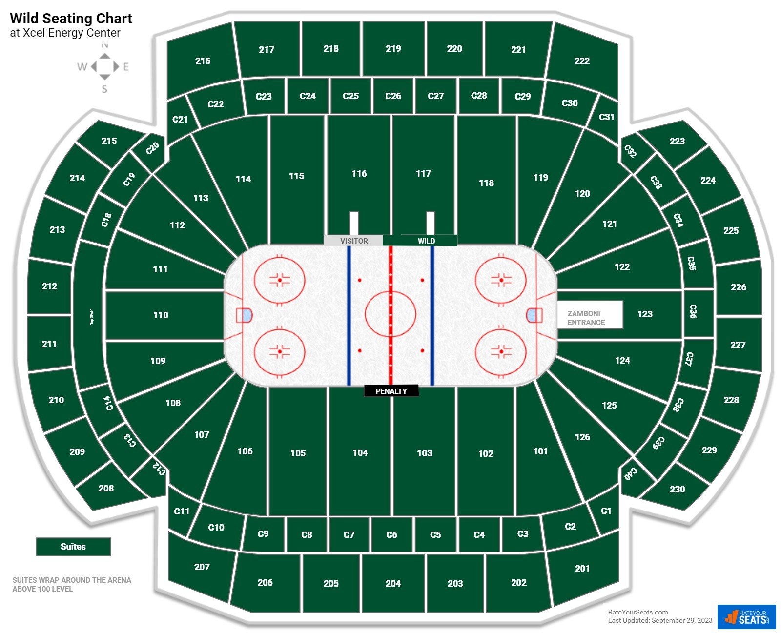 Xcel Energy Center Seating Charts RateYourSeats