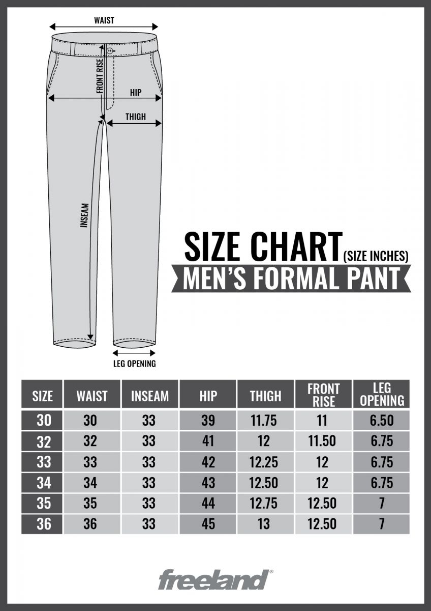Xxl Size In Inches For Pants At Edward Hardy Blog