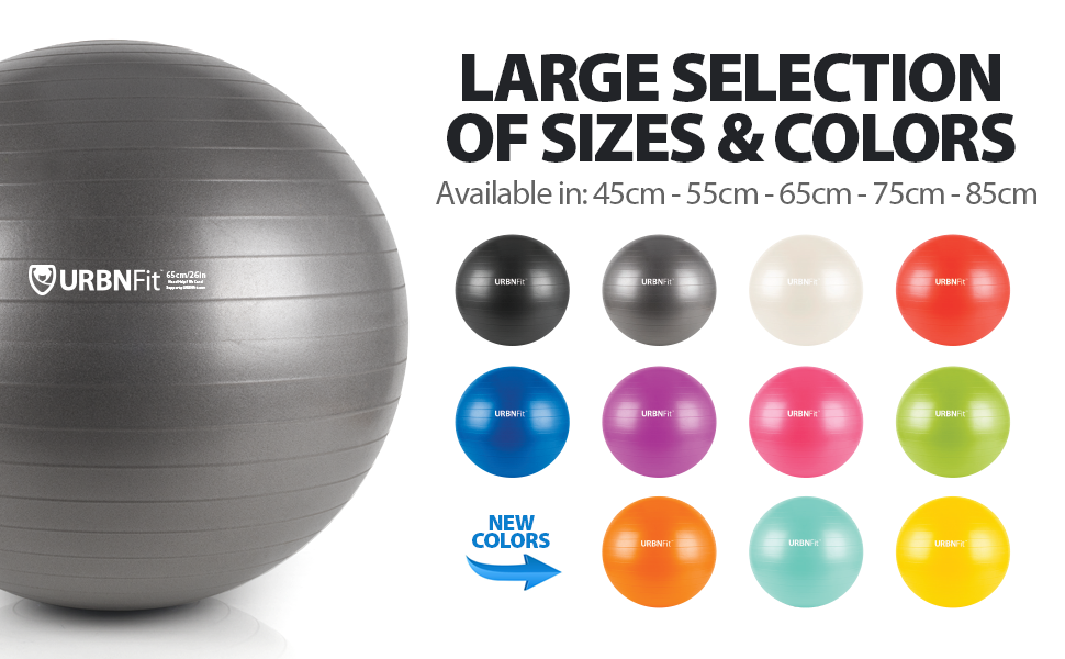 Yoga Ball Sizes Chart At Laura Strong Blog
