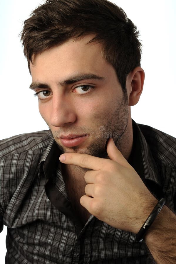 Young Man Portrait Stock Photo Image Of People Masculine 13463026