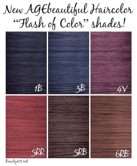 Zotos Age Beautiful Color Chart
